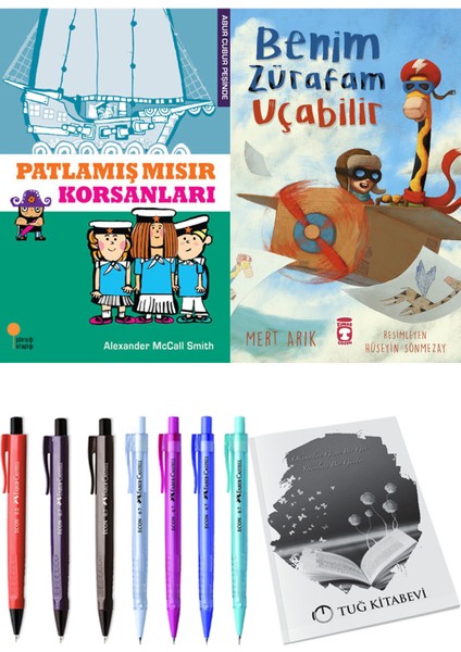 Benim Zürafam Uçabilir ve Patlamış Mısır Korsanları 2'li Set + Hediyeli