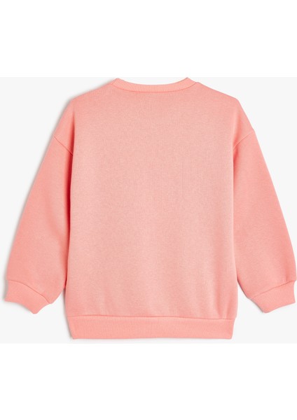 Sweatshirt Şehir Baskılı Bisiklet Yaka Uzun Kollu Pamuklu fiyatları