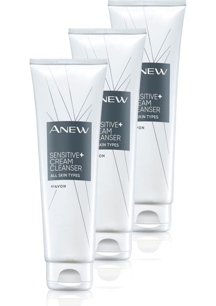 Anew Sensitive Hassas Ciltlere Özel Krem Yüz Temizleyici 150 ml Üçlü Set