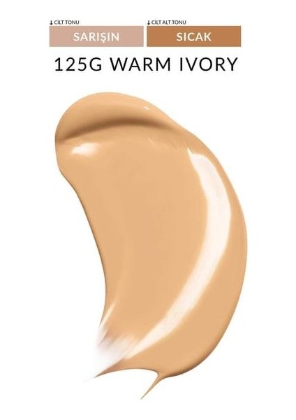 Make Up + Care Serum Fondöten SPF30 - 125G Warm Ivory