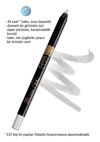 Power Stay Jel Eyeliner Silver Shimmer