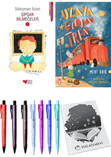 Uzaya Giden Tren ve Şipşak Bilmeceler 1 2'li Set + Hediyeli