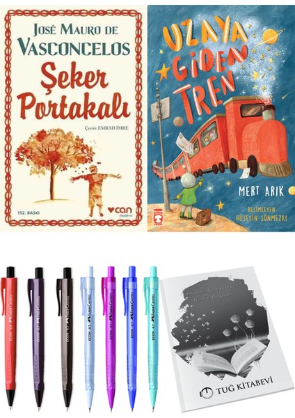 Uzaya Giden Tren ve Şeker Portakalı 2'li Set + Hediyeli