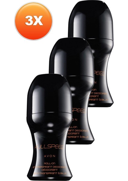Full Speed Erkek Rollon 50 ml. Üçlü Set