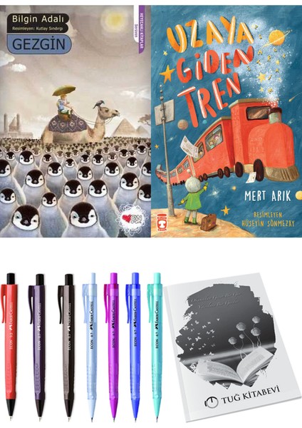 Uzaya Giden Tren ve Gezgin 2'li Set + Hediyeli