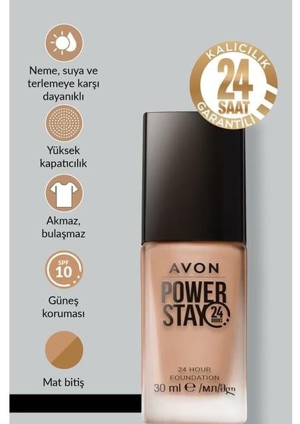 Power Stay Mat Fondöten 30ml. 228G Nude