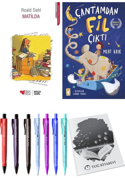 Çantamdan Fil Çıktı ve Matilda 2'li Set + Hediyeli