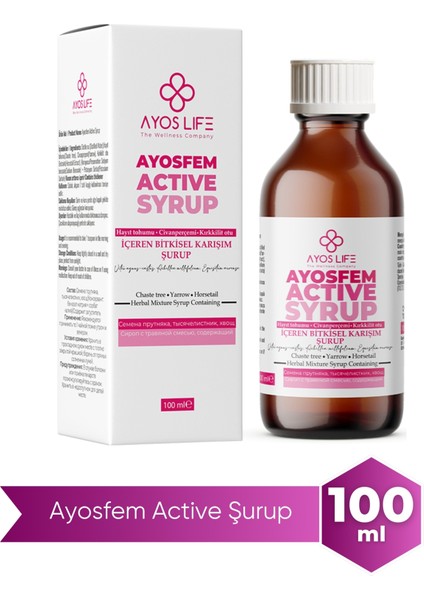 Kadın Sağlığı Bitkisel Şurup 100ml