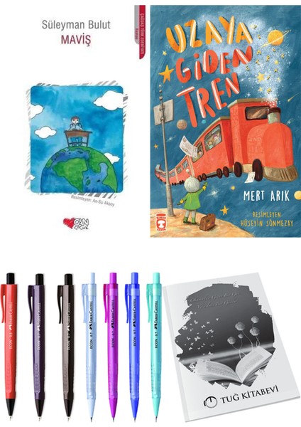 Uzaya Giden Tren ve Maviş 2'li Set + Hediyeli