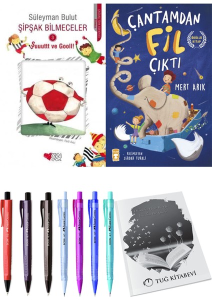Çantamdan Fil Çıktı ve Şipşak Bilmeceler 3 2'li Set + Hediyeli