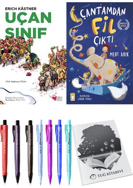 Çantamdan Fil Çıktı ve Uçan Sınıf 2'li Set + Hediyeli
