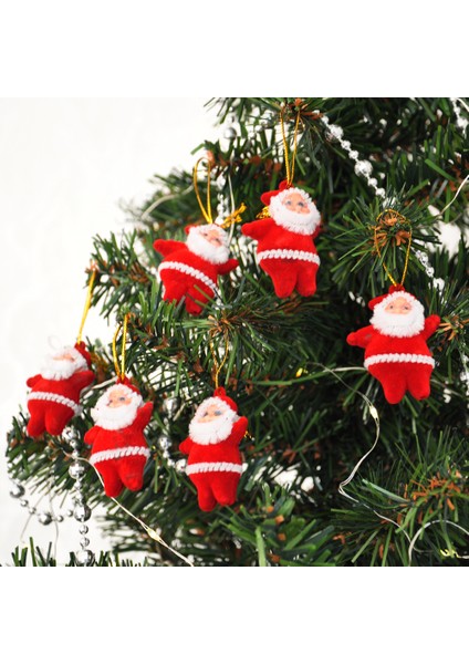 Yılbaşı Ağaç Süsü Noel Baba 6lı