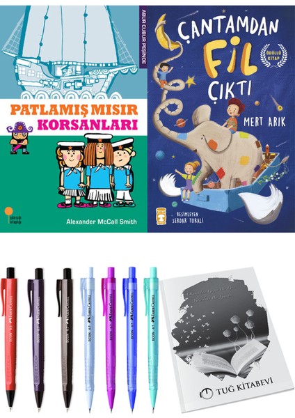 Çantamdan Fil Çıktı ve Patlamış Mısır Korsanları 2'li Set + Hediyeli