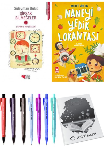 Naneyi Yedik Lokantası ve Şipşak Bilmeceler 2 2'li Set + Hediyeli