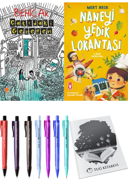Naneyi Yedik Lokantası ve Çatıdaki Gezegen 2'li Set + Hediyeli