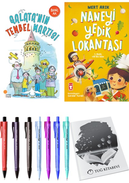 Naneyi Yedik Lokantası ve Galata'nın Tembel Martısı 2'li Set + Hediyeli