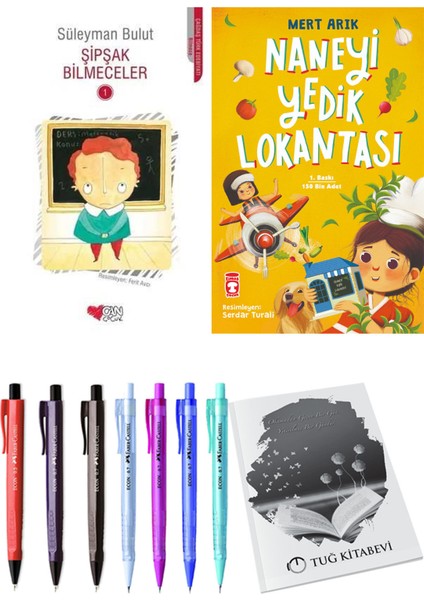 Naneyi Yedik Lokantası ve Şipşak Bilmeceler 1 2'li Set + Hediyeli