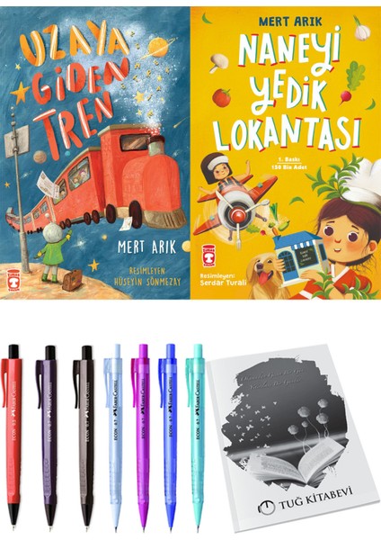 Naneyi Yedik Lokantası ve Uzaya Giden Tren 2'li Set + Hediyeli