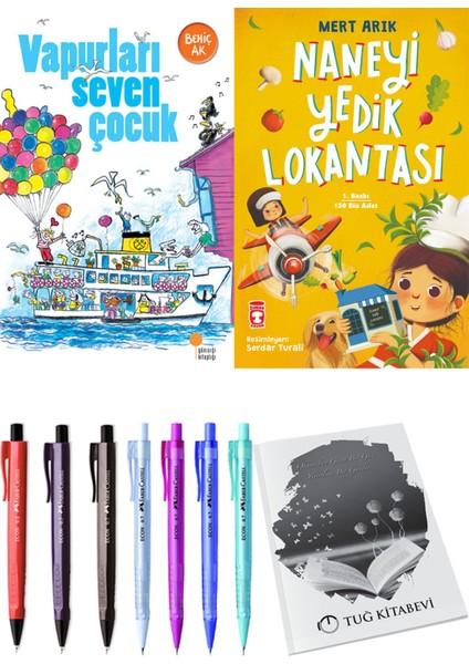 Naneyi Yedik Lokantası ve Vapurları Seven Çocuk 2'li Set + Hediyeli