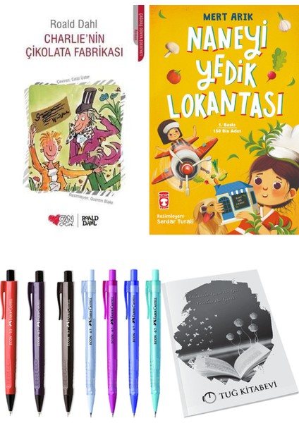 Naneyi Yedik Lokantası ve Charlie'nin Çikolata Fabrikası 2'li Set + Hediyeli