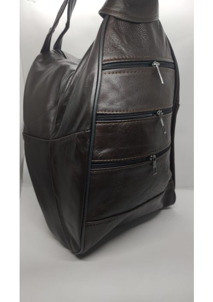 Hakiki Deri Akıllı Maymuncuk Sırt Çantası