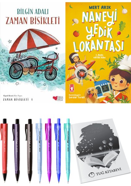 Naneyi Yedik Lokantası ve Zaman Bisikleti 1 2'li Set + Hediyeli