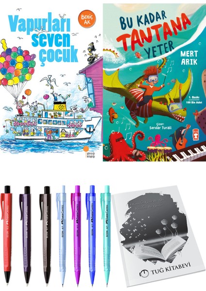 Bu Kadar Tantana Yeter ve Vapurları Seven Çocuk 2'li Set + Hediyeli