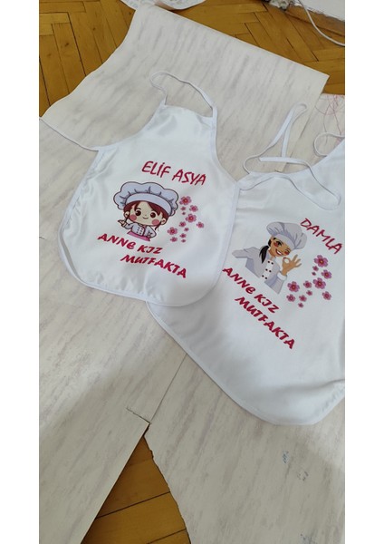 Anne Kız Mutfak Önlüğü modelleri