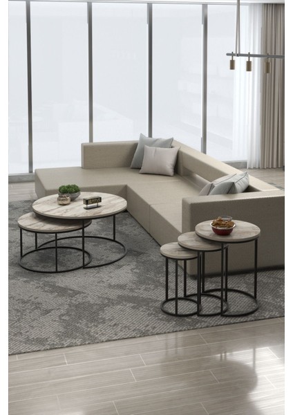 ORTA SEHPA VE ZİGON SEHPA SET İKİLİ LÜX C ZİGON EFES modelleri