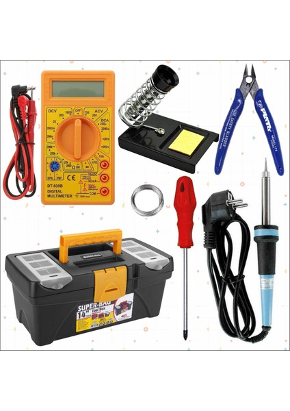 Arduino Süper Başlangıç Eğitim Seti ve Lehimleme Seti Takım Çantası fiyatları