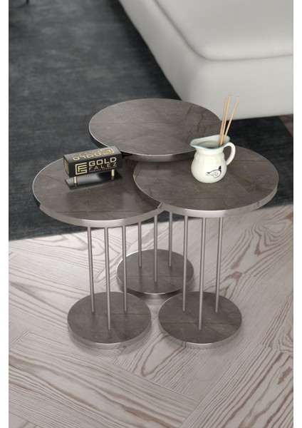 ORTA SEHPA VE ZİGON SEHPA TERRA GÜMÜŞ GORDİON modelleri