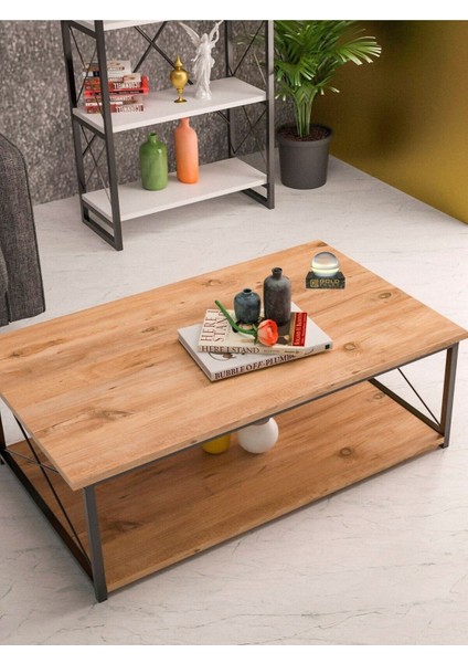 ORTA SEHPA DOUBLE CEVİZ-2105