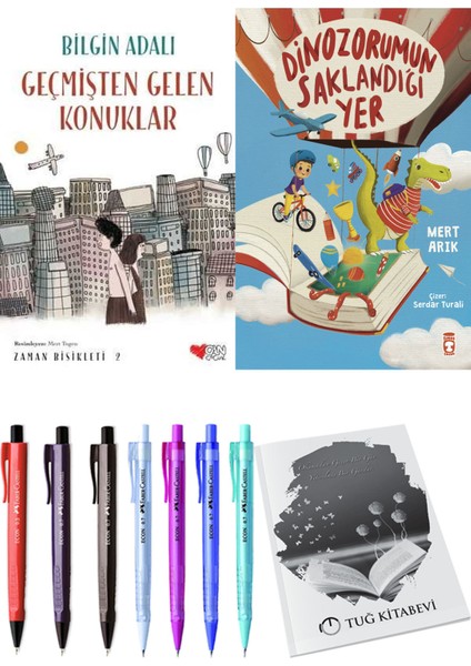 Dinazorumun Saklandığı Yer ve Zaman Bisikleti 2 Geçmişten Gelen Konuklar 2'li Set + Hediyeli