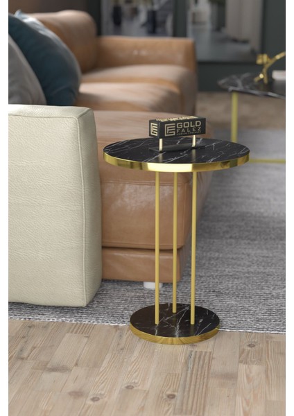 Orta Sehpa ve Zigon Sehpa Terra Set Gold Bendir indirimleri