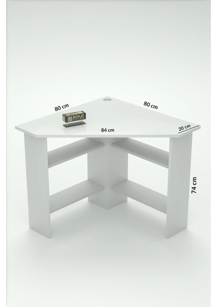 Köşe Çalışma Masası Beyaz fırsatları