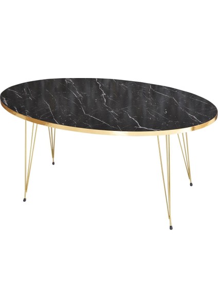 Zigon Sehpa ve Orta Sehpa Elips Set Gold Bendir Tel fiyatları