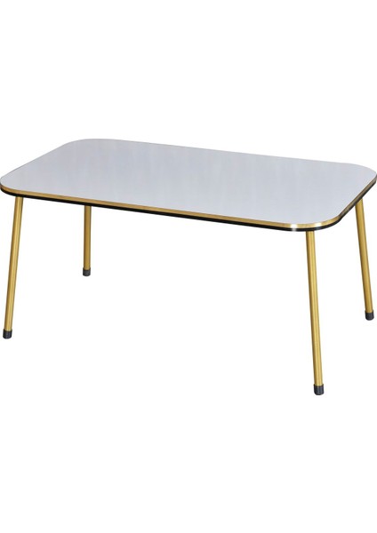 Zigon Sehpa Ve Orta Sehpa Kr Set Çift Gold Beyaz Metal fiyatları