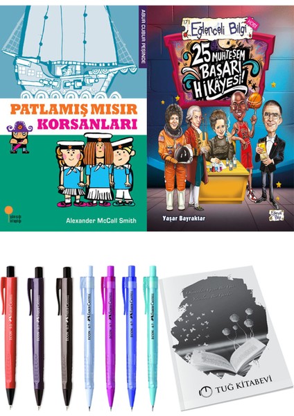 25 Muhteşem Başarı Hikayesi ve Patlamış Mısır Korsanları 2'li Set + Hediyeli
