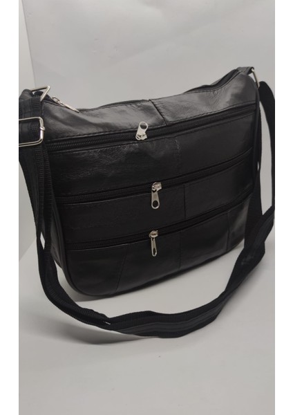 Hakiki Deri Çapraz Kadın Çanta