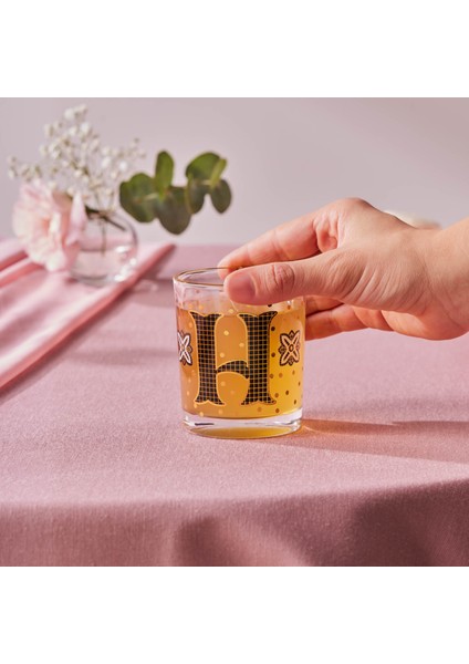 H Harfli Su Bardağı 240 ml