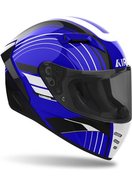 Aıroh Connor Achıeve Blue Gloss Kask