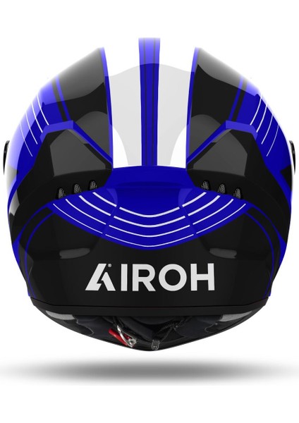 Aıroh Connor Achıeve Blue Gloss Kask