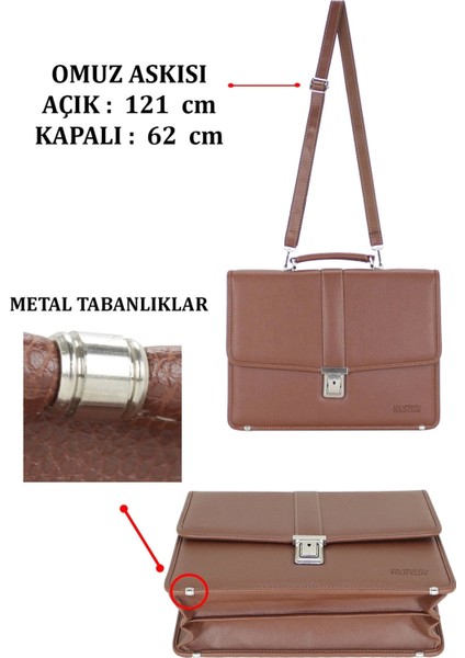 Taba Vintage Klasik Tarz A4 Kağıt Uyumlu Evrak Çantası modelleri