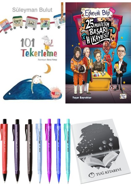 25 Muhteşem Başarı Hikayesi ve 101 Tekerleme 2'li Set + Hediyeli