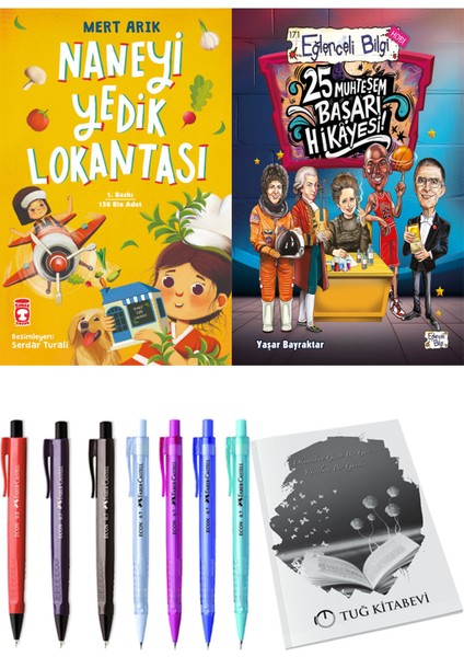 25 Muhteşem Başarı Hikayesi ve Naneyi Yedik Lokantası 2'li Set + Hediyeli