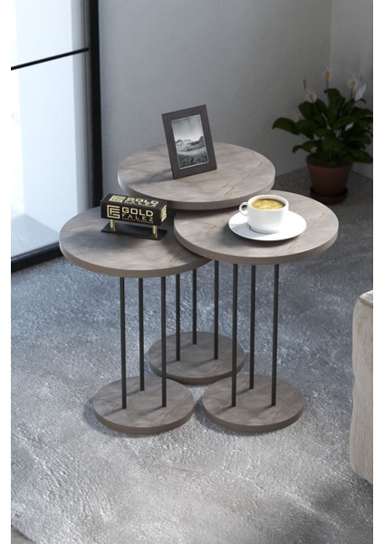 Orta Sehpa ve Zigon Sehpa Terra Set Gordion fiyatları