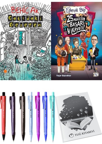 25 Muhteşem Başarı Hikayesi ve Çatıdaki Gezegen 2'li Set + Hediyeli