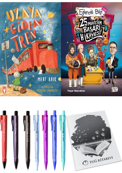 25 Muhteşem Başarı Hikayesi ve Uzaya Giden Tren 2'li Set + Hediyeli