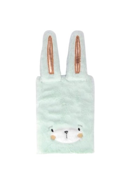 A5 Peluş Beyaz Tavşanlı Defter