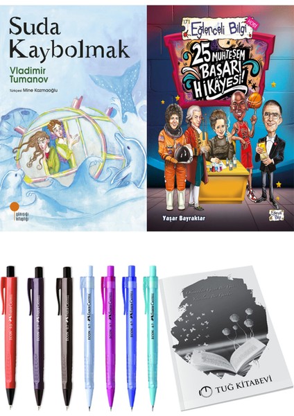 25 Muhteşem Başarı Hikayesi ve Suda Kaybolmak 2'li Set + Hediyeli
